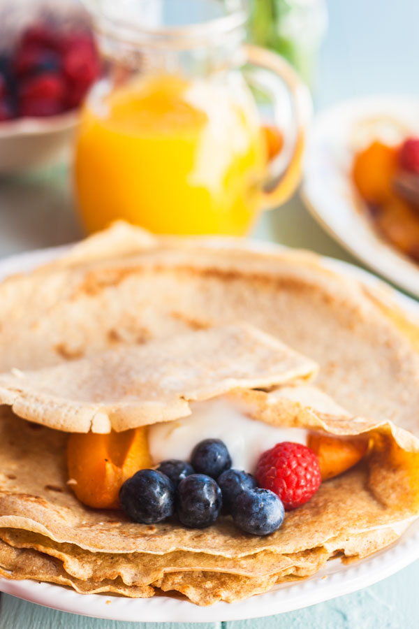 Crepes-fruits